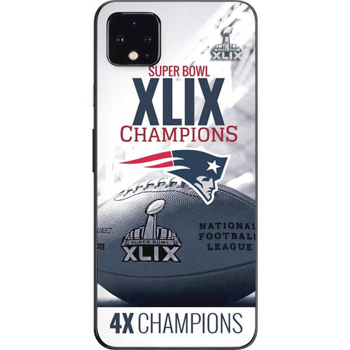 NFL New England Patriots Super Bowl Champs Google Pixel 4 XL Skin
